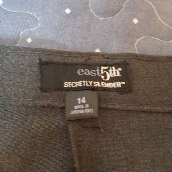 East 5th Charcoal Slender Dress Pants size 14 NWT - Picture 4 of 8